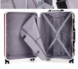 丹尼袋鼠品牌拉桿箱鋁框abs商務旅行箱男托運密碼登機箱女行李箱dtl